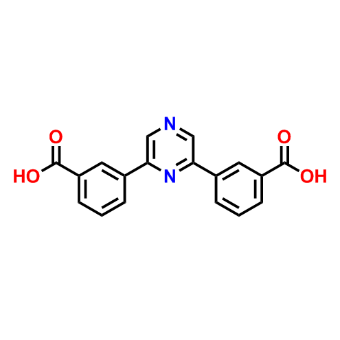 3,3'-（吡嗪-2,6-二基）二苯甲酸,3,3-(pyrazine-2,6-diyl)dibenzoic acid