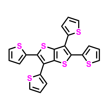 2,3,5,6-四（噻吩-2-基）噻吩并[3,2-b]噻吩,2,3,5,6-tetra(thiophen-2-yl)thieno[3,2-b]thiophene