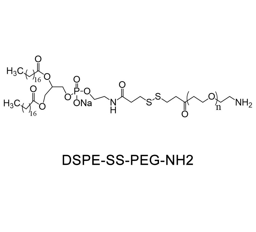 二硬脂酰基磷脂酰乙醇胺-双硫键-聚乙二醇-氨基,DSPE-SS-PEG-NH2