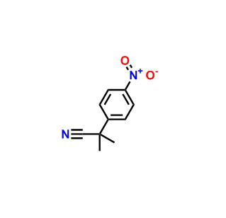 2-甲基-2-(4-硝基苯基)丙腈,2-Methyl-2-(4-nitrophenyl)propanenitrile