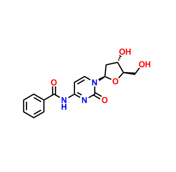 N-苯甲酰-2'-脱氧胞苷,N-(1-((2R,4S,5R)-4-Hydroxy-5-(hydroxymethyl)tetrahydrofuran-2-yl)-2-oxo-1,2-dihydropyrimidin-4-yl)benzamide