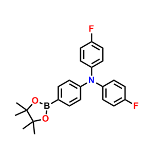 4-Fluoro-N-(4-fluorophenyl)-N-(4-(4,4,5,5-tetramethyl-1,3,2-dioxaborolan-2-yl)phenyl)aniline