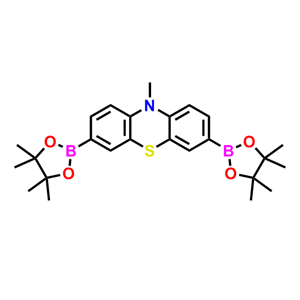 10-甲基-3,7-双(4,4,5,5-四甲基-1,3,2-二氧杂硼烷-2-基)-10H-吩噻嗪,10-Methyl-3,7-bis(4,4,5,5-tetramethyl-1,3,2-dioxaborolan-2-yl)-10H-phenothiazine