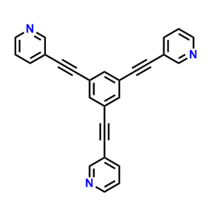 1,3,5-三（吡啶-3-基乙炔基）苯,1,3,5-tris(pyridin-3-ylethynyl)benzene