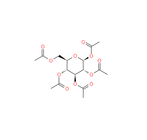 β-五乙酰葡萄糖,β-D-Glucose pentaacetate