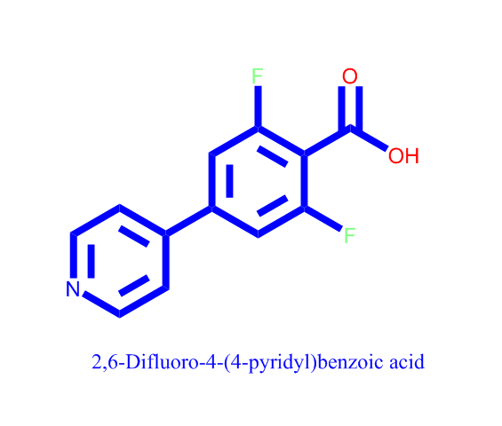 2,6-二氟-4-(4-吡啶基)-苯甲酸,2,6-Difluoro-4-(pyridin-4-yl)benzoic acid