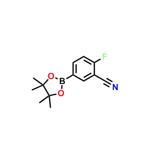 2-氟-5-(4,4,5,5-四甲基-1,3,2-二氧杂环戊硼烷-2-基)苯甲腈,2-Fluoro-5-(4,4,5,5-tetramethyl-1,3,2-dioxaborolan-2-yl)benzonitrile