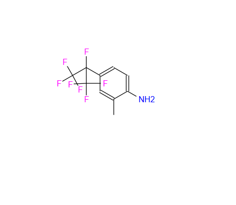 2-甲基-4-七氟異丙基苯胺,4-(1,1,1,2,3,3,3-heptafluoropropan-2-yl)-2-methylaniline