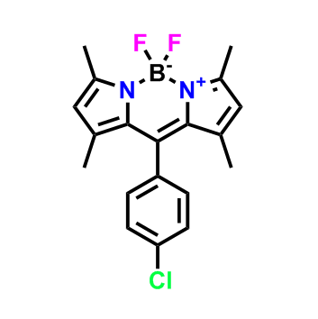 10-(4-氯苯基)-5,5-二氟-1,3,7,9-四甲基-5H-二吡咯并[1,2-C:2',1'-f][1,3,2]重氮硼林-4-鎓-5-硼,10-(4-Chlorophenyl)-5,5-difluoro-1,3,7,9-tetramethyl-5H-dipyrrolo[1,2-c:2',1'-f][1,3,2]diazaborinin-4-ium-5-uide