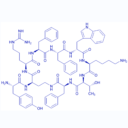 生长抑素改造多肽Tyr-(D-Dab4,Arg5,D-Trp8)-cyclo-Somatostatin-14 (4-11),Tyr-(D-Dab4,Arg5,D-Trp8)-cyclo-Somatostatin-14 (4-11)