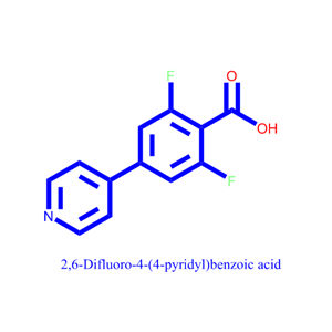  2,6-二氟-4-(4-吡啶基)-苯甲酸 1214361-00-8