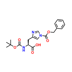 N-(叔丁氧基羰基)-N'(苄氧羰基)-L-组氨酸   50305-43-6