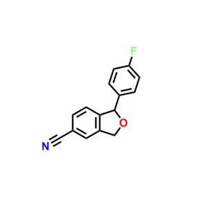 1-(4-氟苯基)-1,3-二氢异苯并呋喃-5-腈 64169-67-1