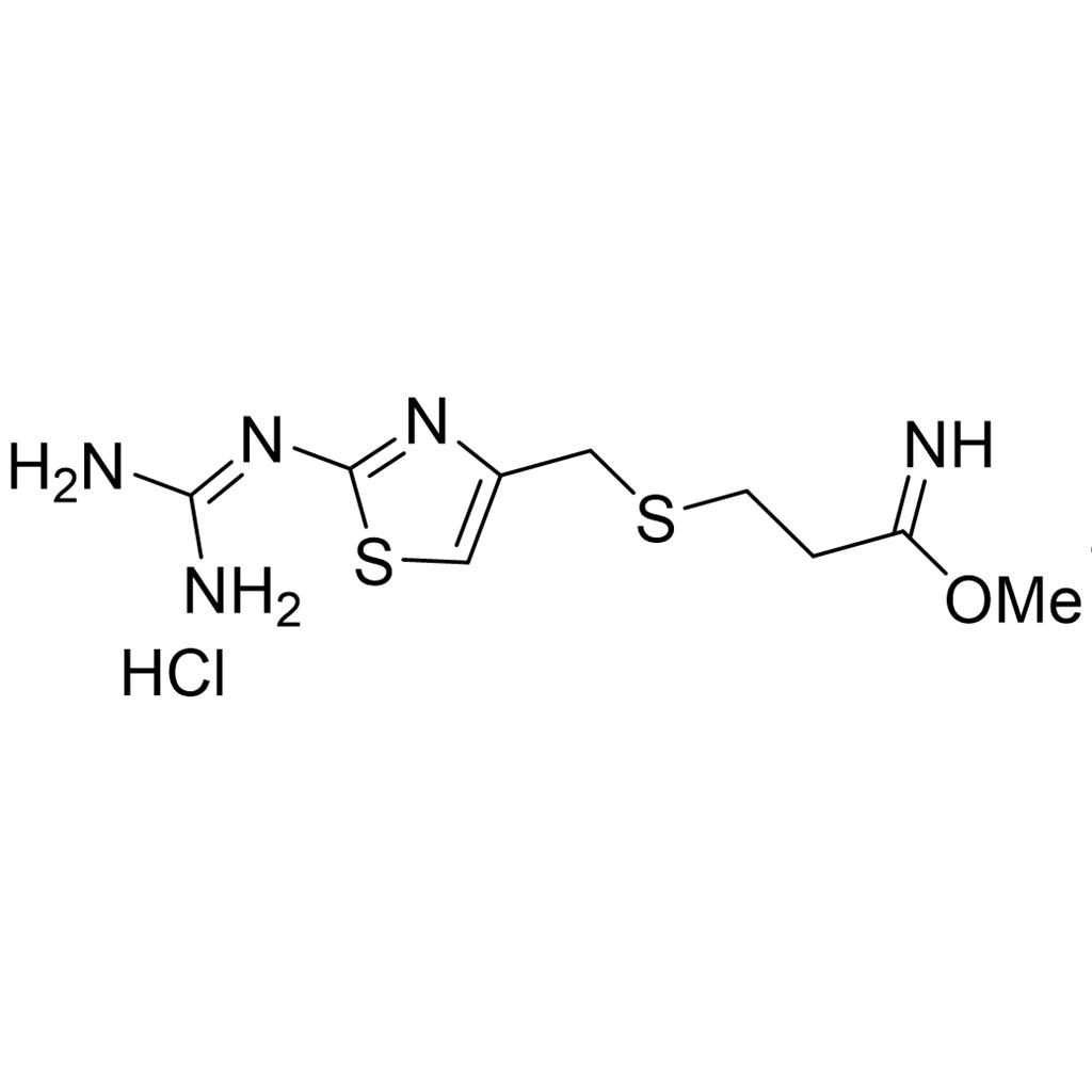 法莫替丁雜質(zhì)S鹽酸鹽,methyl 3-(((2-((diaminomethylene)amino)thiazol-4-yl)methyl)thio)propanimidate