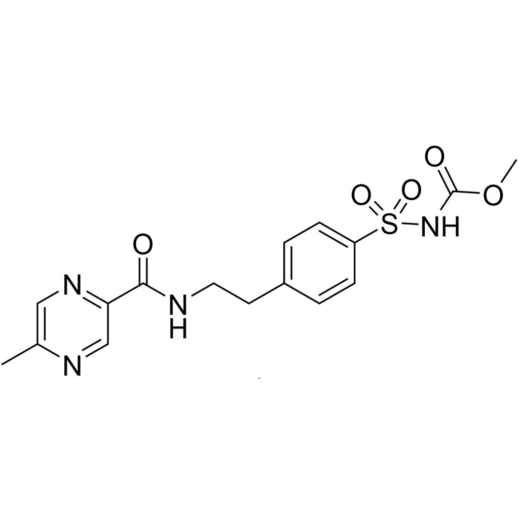 格列吡嗪EP雜質(zhì)G,methyl ((4-(2-(5-methylpyrazine-2-carboxamido)ethyl)phenyl)sulfonyl)carbamate