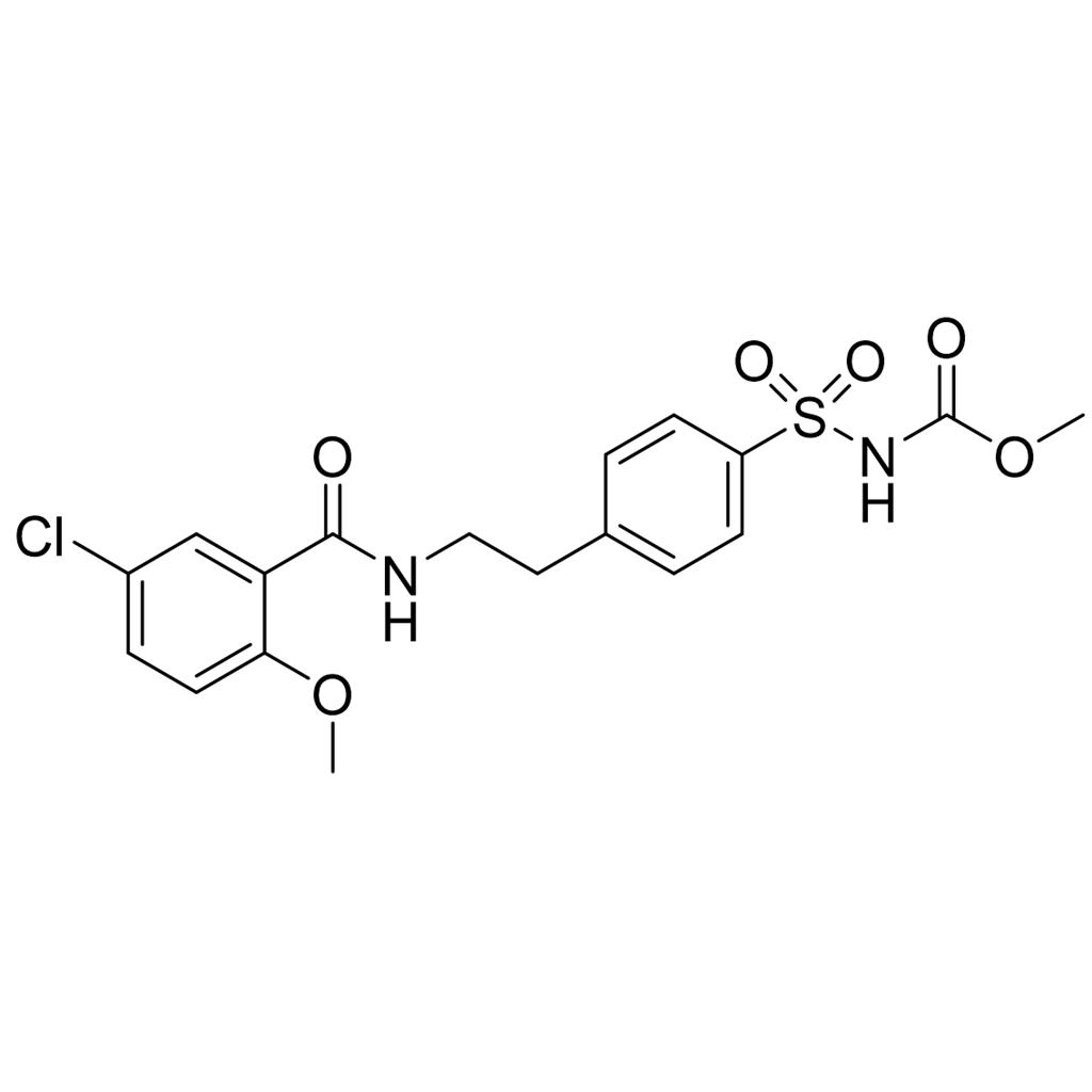 格列本脲杂质B,methyl ((4-(2-(5-chloro-2-methoxybenzamido)ethyl)phenyl)sulfonyl)carbamate