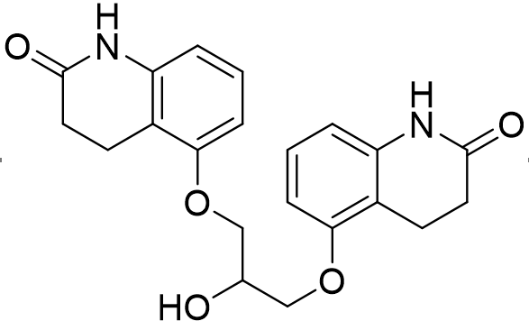 卡替洛爾EP雜質(zhì)E,5,5'-((2-hydroxypropane-1,3-diyl)bis(oxy))bis(3,4-dihydroquinolin-2(1H)-one)