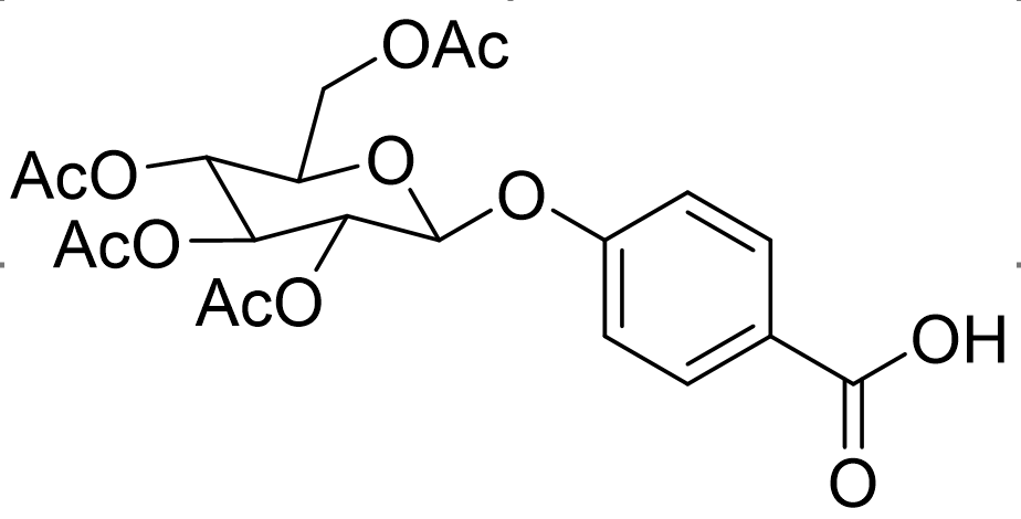 天麻素杂质5,4-(((2S,3R,4S,5R,6R)-3,4,5-triacetoxy-6-(acetoxymethyl)tetrahydro-2H-pyran-2-yl)oxy)benzoic acid