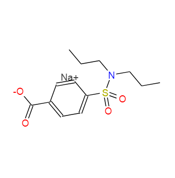 丙磺舒鈉,4-[(Dipropylamino)sulfonyl]benzoicacidsodiumsalt