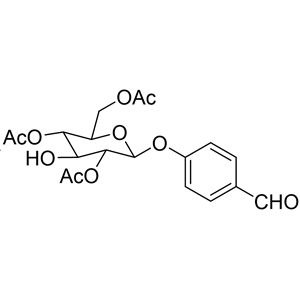 天麻素杂质6,(2R,3S,4S,5R,6S)-2-(acetoxymethyl)-6-(4-formylphenoxy)-4-hydroxytetrahydro-2H-pyran-3,5-diyl diacetate