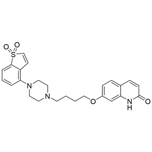 依匹哌唑杂质70,7-(4-(4-(1,1-dioxidobenzo[b]thiophen-4-yl)piperazin-1-yl)butoxy)quinolin-2(1H)-one