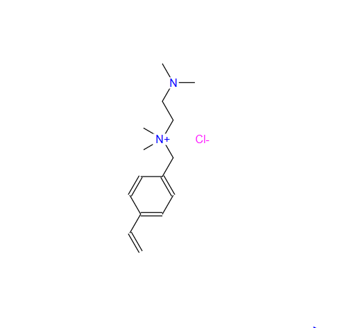 N-2-[(二甲氨基)乙基]-4-乙烯基-N,N-二甲基苯甲胺盐酸盐(1:1),N-[2-(dimethylamino)ethyl]-4-ethenyl-N,N-dimethyl benzenemethanaminium chloride (1:1)