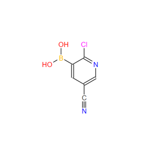 2-氯-5-氰基吡啶-3-硼酸