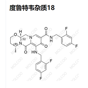 度魯特韋雜質(zhì)14,(R)-3-(7-((2,4-difluorobenzyl)carbamoyl)-9-hydroxy-1,8-dioxo-1H-pyrido[1,2-a]pyrazin-2(8H)-yl)butyl 2,4-difluorobenzylcarbamate