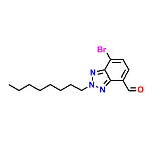 7-溴-2-辛基-2H-苯并[d][1,2,3]三唑-4-甲醛
