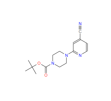 4-(4-氰基-2-吡啶基)-1-哌嗪甲酸叔丁酯,tert-butyl 4-(4-cyanopyridin-2-yl)piperazine-1-carboxylate