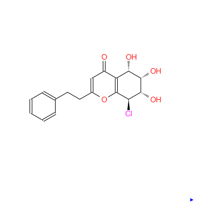 8-氯-2-(2-苯乙基)-5,6,7-三羟基-5,6,7,8-四氢色酮,(5S,6S,7S,8R)-8-Chloro-5,6,7-trihydroxy-2-phenylethyl-5,6,7,8-tetrahydro-4H-chromen-4-one