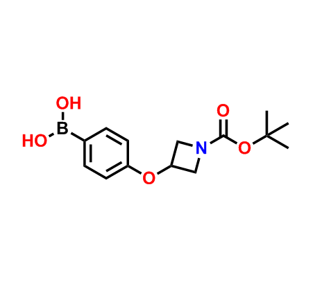 (4-((1-(叔丁氧基羰基)氮杂环丁烷-3-基)氧基)苯基)硼酸,(4-((1-(tert-Butoxycarbonyl)azetidin-3-yl)oxy)phenyl)boronic acid