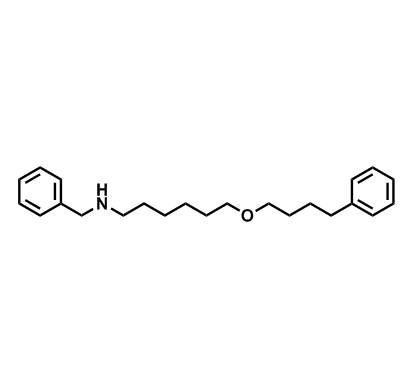 6-苄基氨基-1-(4'-苯基丁氧基)己烷,N-Benzyl-6-(4-phenylbutoxy)hexan-1-amine