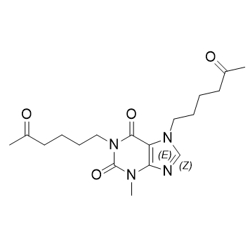 己酮可可堿雜質04,3-methyl-1,7-bis(5-oxohexyl)-3,7-dihydro-1H-purine-2,6- dione