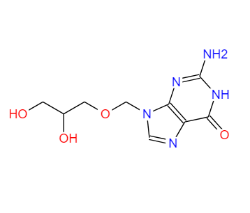 更昔洛韦杂质05,2-amino-9-((2,3-dihydroxypropoxy)methyl)-1,9-dihydro-6H-purin-6- one