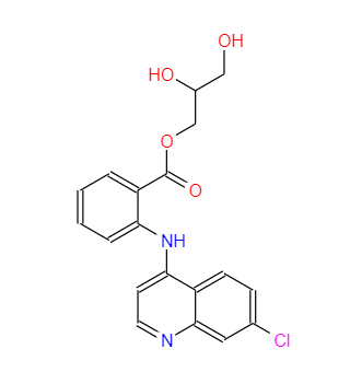 格拉非宁,1-GLYCERYL N-[7-CHLORO-4-QUINOLYL]ANTHRANILATE HYDROCHLORIDE