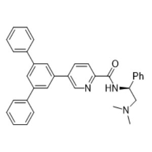 ( s ) - 5-( [ 1,1 ' : 3 ' , 1 " -三聯(lián)苯] - 5 ' -基)-N - ( 2 - (二甲氨基) - 1 -苯基乙基)吡啶酰胺