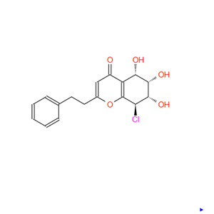 8-氯-2-(2-苯乙基)-5,6,7-三羟基-5,6,7,8-四氢色酮；626236-06-4