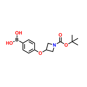 (4-((1-(叔丁氧基羰基)氮杂环丁烷-3-基)氧基)苯基)硼酸,(4-((1-(tert-Butoxycarbonyl)azetidin-3-yl)oxy)phenyl)boronic acid