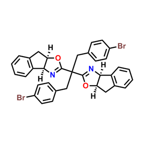 (3aS,3a'S,8aR,8a'R)-2,2'-(1,3-双(4-溴苯基)丙烷-2,2-二基)双(3a,8a-二氢-8H-茚并[1,2-d]恶唑)
