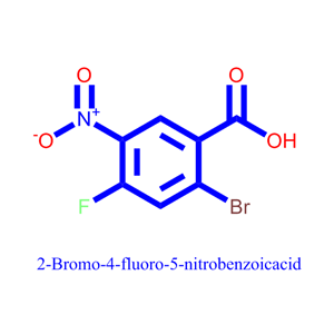 2-溴-4-氟-5-硝基苯甲酸