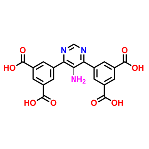 5,5'-(5-氨基嘧啶-4,6-二基)二间苯二甲酸