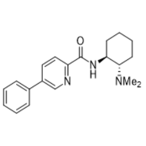 N - [ ( 1S、2S)-2 - (二甲氨基)环己基] - 5 -苯基- 2 -吡啶甲酰胺