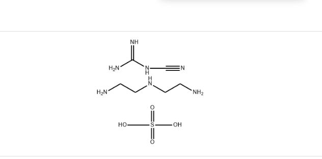 N-(2-氨基乙基)乙烷-1,2-二胺;2-氰基胍硫酸盐,Guanidine, N-cyano-, polymer with N-(2-aminoethyl)-1,2-ethanediamine, sulfate