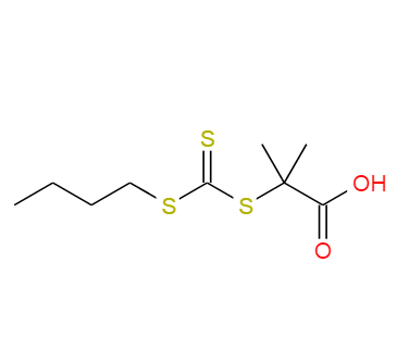 2-甲基丙酸-2-[[（丁基硫基）硫氧甲基]硫基],Propanoic acid, 2-[[(butylthio)thioxomethyl]thio]-2-methyl-