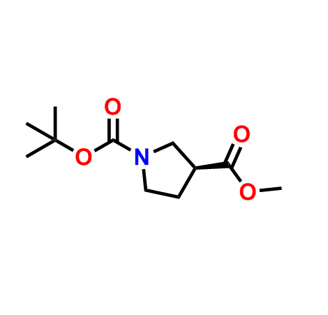 (S)-1-Boc-3-羧基吡咯烷甲酯,(S)-1-tert-Butyl 3-methyl pyrrolidine-1,3-dicarboxylate