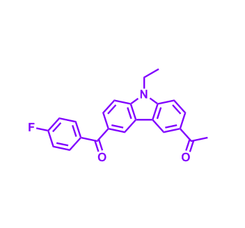 1-[N-乙基-6-(4-氟苯甲酰基)-9H-咔唑-3-乙酮,1-(9-Ethyl-6-(4-fluorobenzoyl)-9H-carbazol-3-yl)ethanone
