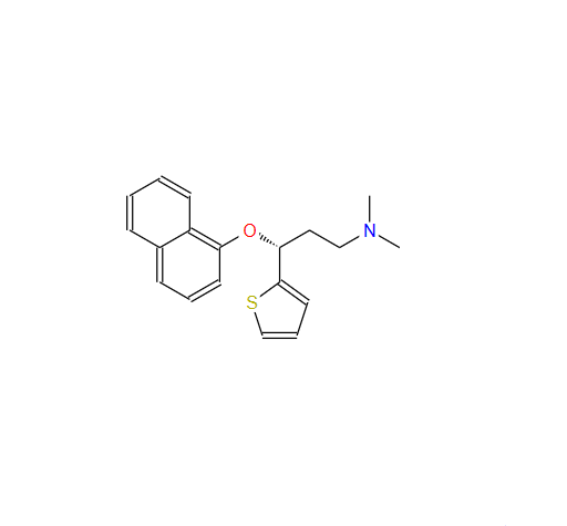 度洛西汀杂质09,(R)-N,N-dimethyl-3-(naphthalen-1-yloxy)-3-(thiophen-2-yl)propan-1-amine