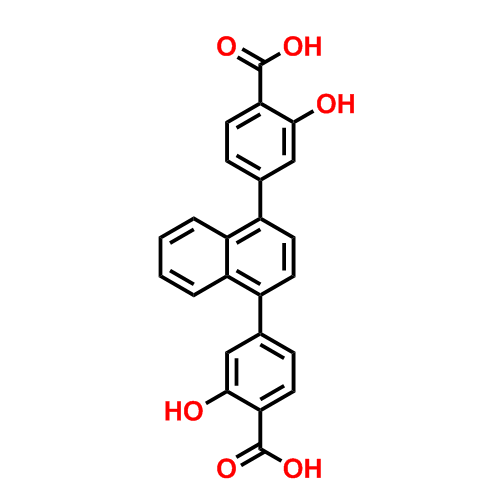 4,4'-(萘-1,4-二基)双(2-羟基苯甲酸),4,4'-(Naphthalene-1,4-diyl)bis(2-hydroxybenzoic acid)