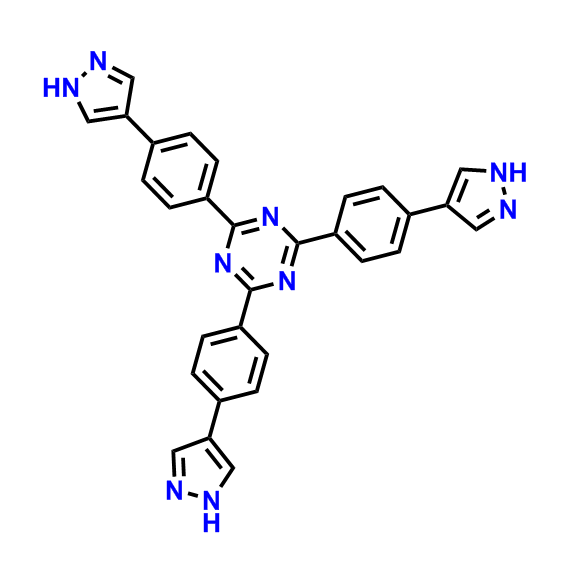 2,4,6-三(4-(1H-吡唑-4-基)苯基)-1,3,5-三嗪,2,4,6-tris(4-(1H-pyrazol-4-yl)phenyl)-1,3,5-triazine